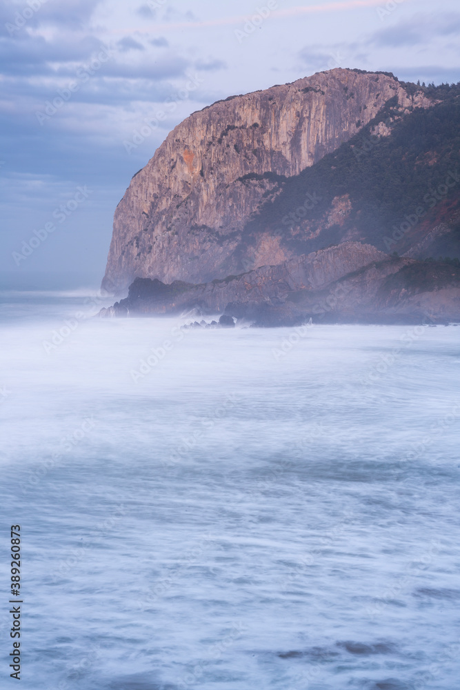 Cape Ogoño, Laga beach, Ibarrangelua, Urdaibai, Cantabrian Sea, Bizkaia, Basque Country, Spain, Europe