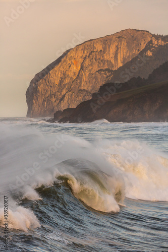 Cape Ogoño, Laga beach, Ibarrangelua, Urdaibai, Cantabrian Sea, Bizkaia, Basque Country, Spain, Europe photo