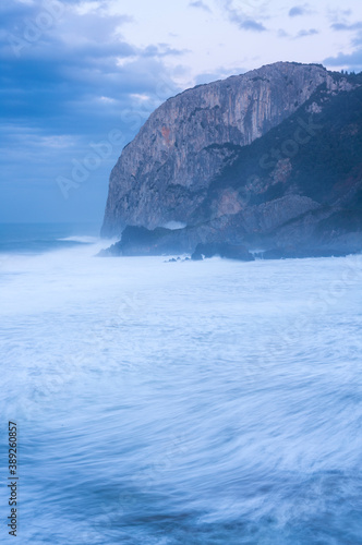Cape Ogoño, Laga beach, Ibarrangelua, Urdaibai, Cantabrian Sea, Bizkaia, Basque Country, Spain, Europe