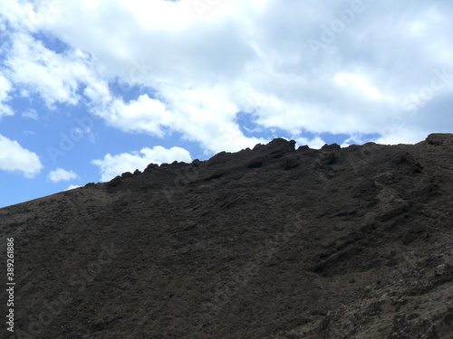 Exploring the volcanic coastal landscapes of Isla do Sal in the Cape Verde islands in the Atlantic West Africa