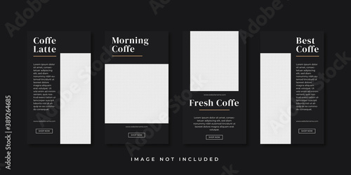 Coffee instagram stories template