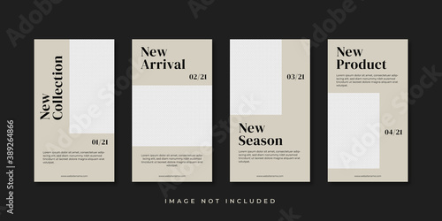 Fashion instagram stories template