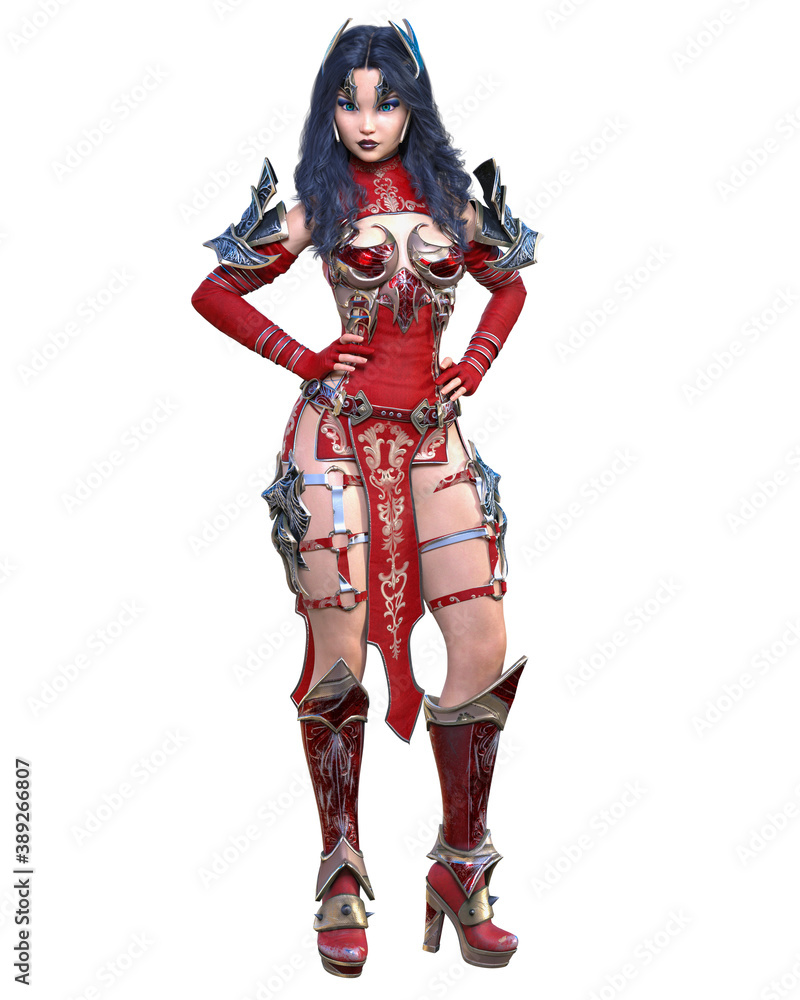 Warrior amazon woman with metal blade. Warrior amazon woman with metal blade.