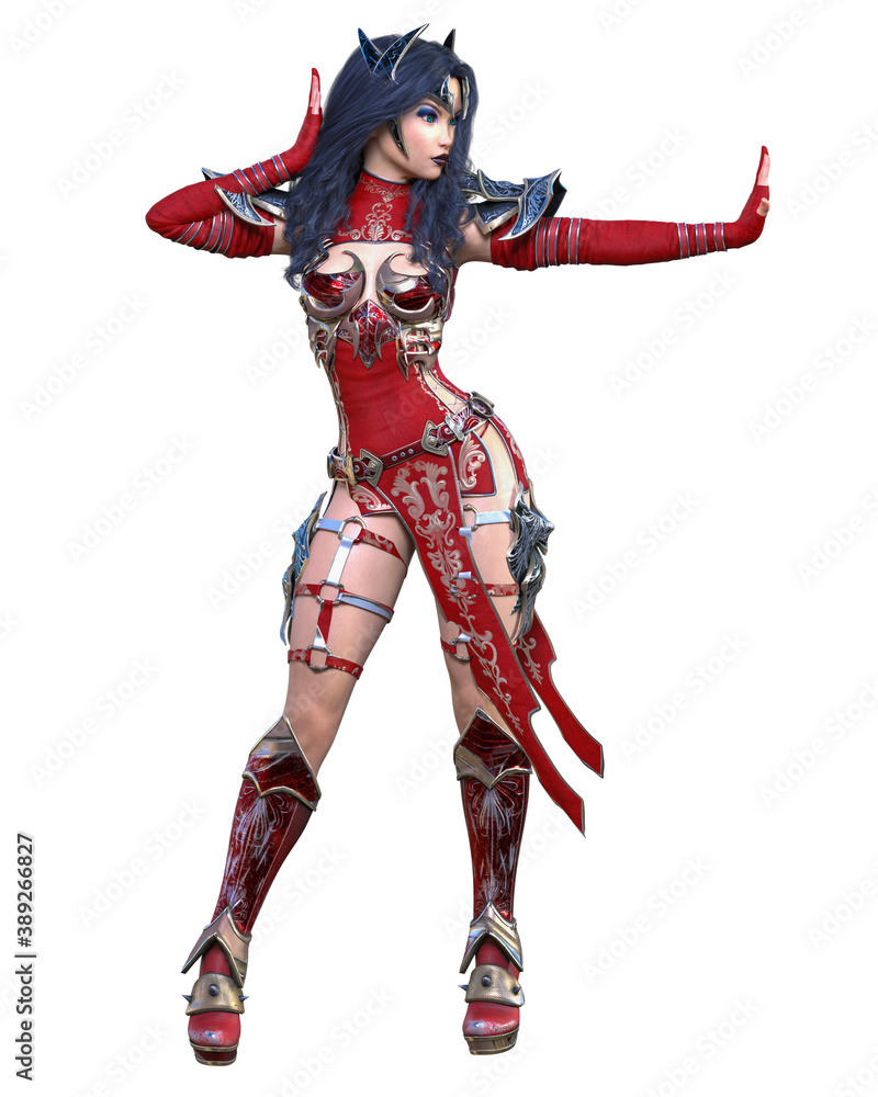 Warrior amazon woman with metal blade. Warrior amazon woman with metal blade.