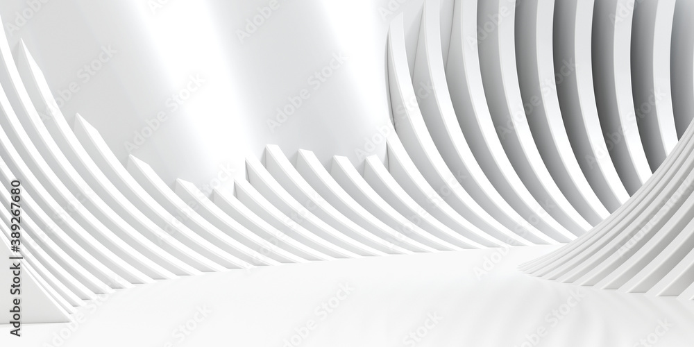 White Futuristic background. 3d rendering. White Futuristic background. 3d rendering.