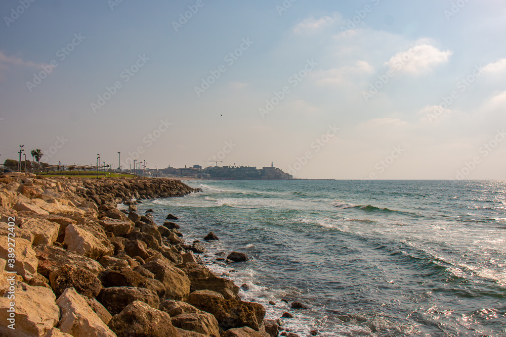 The Mediterranean Sea from the coast of Palestine