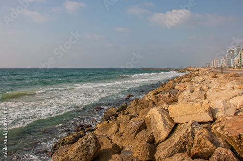 The Mediterranean Sea from the coast of Palestine
