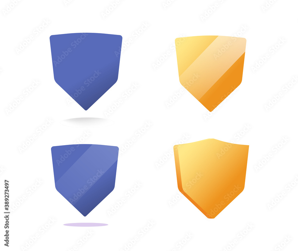 Shield icons vector set flat blank empty templates for security privacy protection signs isolated, concept of defence or guard modern element clipart design Shield icons vector set flat blank empty templates for security privacy protection signs isolated, concept of defence or guard modern element clipart design