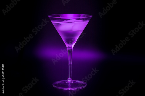 A purple martini