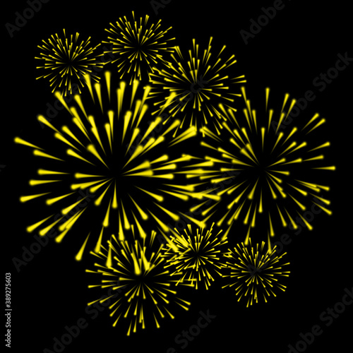 fireworks colorful carnival background