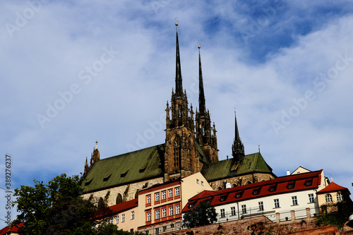 Gothical Church of St. James in Brno, Czech Republic
