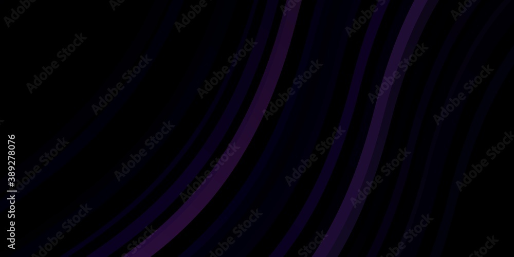 Dark Purple vector backdrop with curves. Dark Purple vector backdrop with curves.