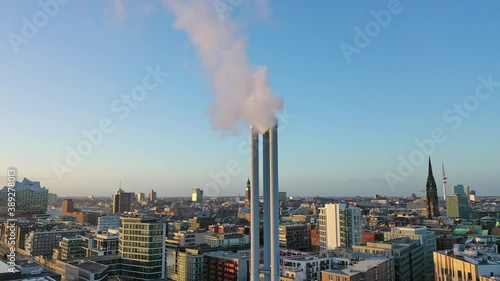 Wallpaper Mural plant chimney in Hamburg Torontodigital.ca