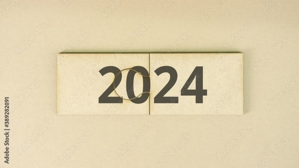 2024 text on cardboard jigsaw puzzle pieces 2024 text on cardboard jigsaw puzzle pieces