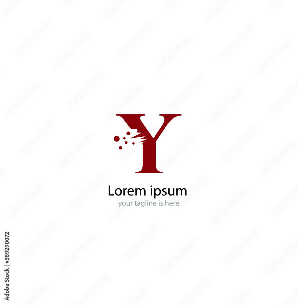 the simple modern logo of letter y with white background the simple modern logo of letter y with white background