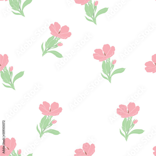 Beautiful seamless floral pattern background