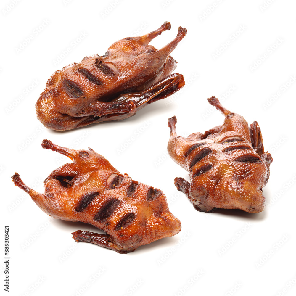 Shanghai Sauce duck on white background Shanghai Sauce duck on white background