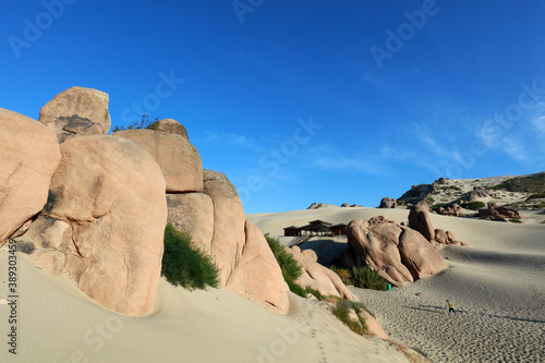 Scenery of Hongshan Yulong Shahu International Eco cultural tourism area, Wengniute Banner, Chifeng City, Inner Mongolia, China photo