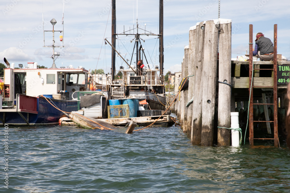 Fototapeta premium fishing boats
