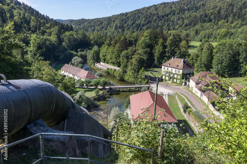 Hiking track of the Pertes de L'Ain, Losses of the Ain, Jura photo