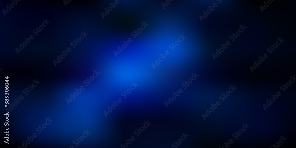 Dark blue vector abstract blur pattern.