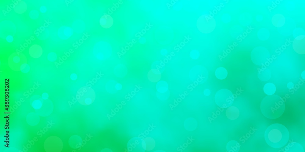 Light Green vector pattern with spheres. Light Green vector pattern with spheres.
