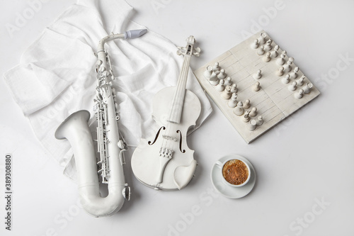 Photography Still Life With Musical Instruments