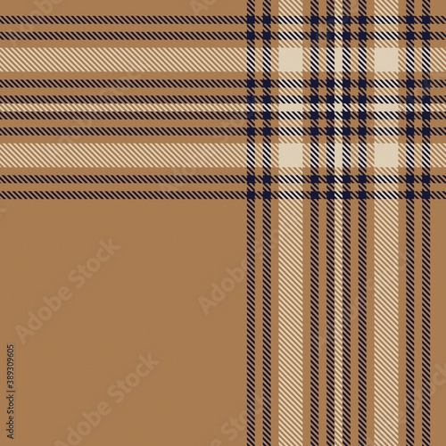 Brown Glen Plaid textured Seamless Pattern