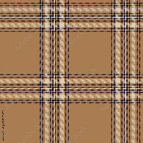 Brown Glen Plaid textured Seamless Pattern