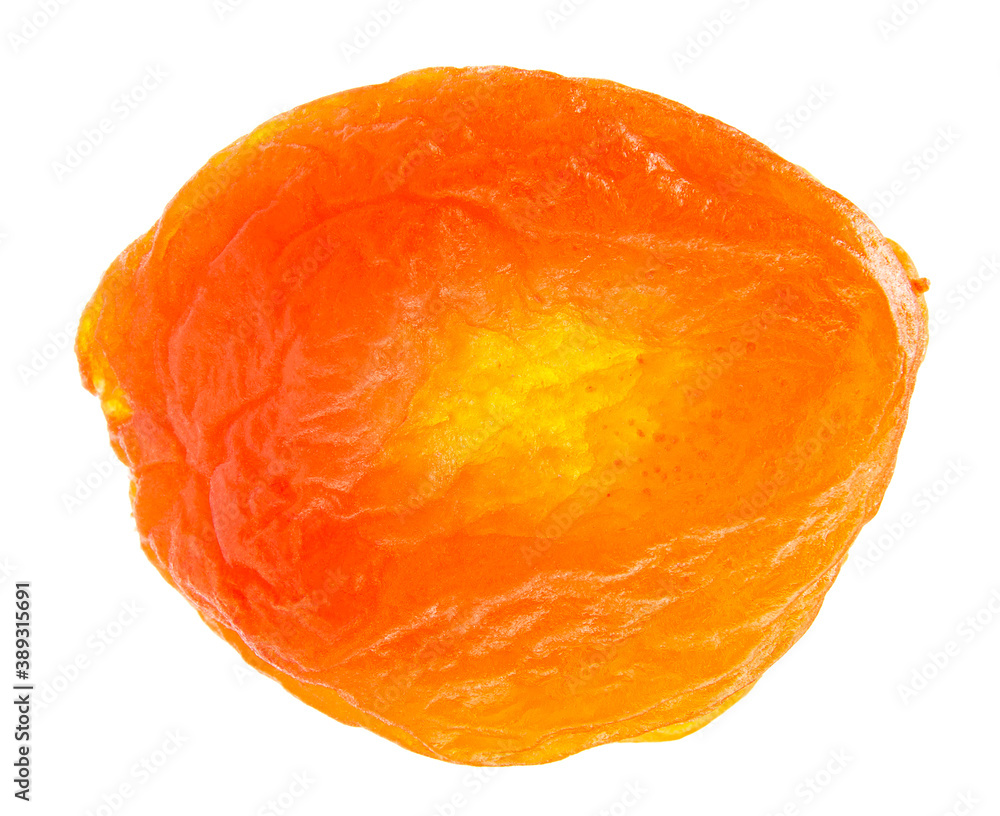 Dried apricots close-up on a white background. Dried apricots close-up on a white background.