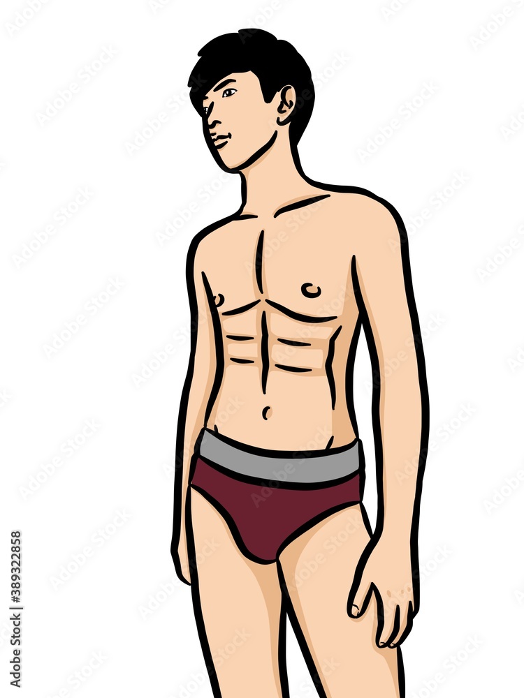 cartoon cute man on white background cartoon cute man on white background
