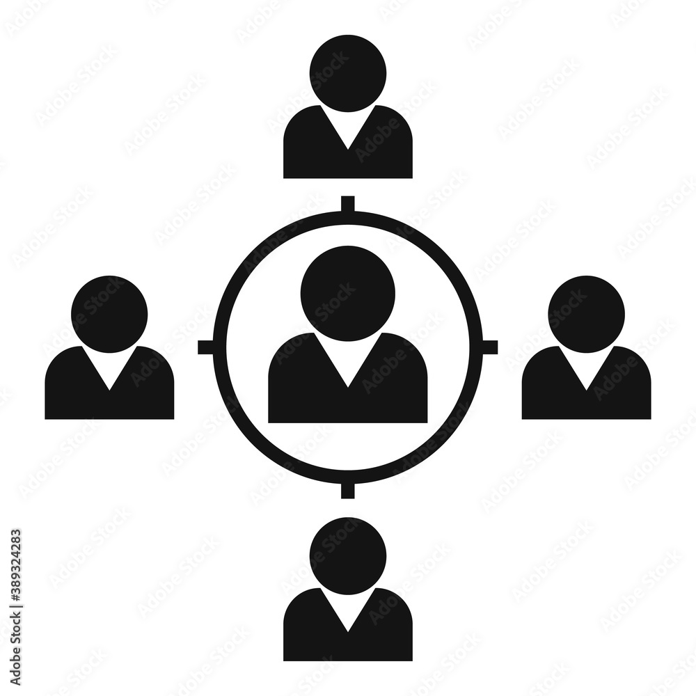 Target business training icon. Simple illustration of target business training vector icon for web design isolated on white background Target business training icon. Simple illustration of target business training vector icon for web design isolated on white background