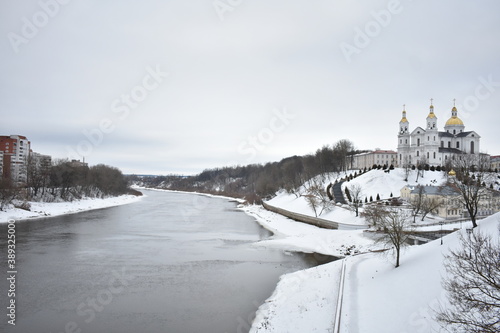 Winter landscape of Vitebsk