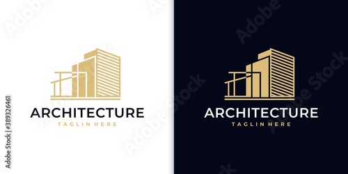 Abstract logo building logo design inspiration	