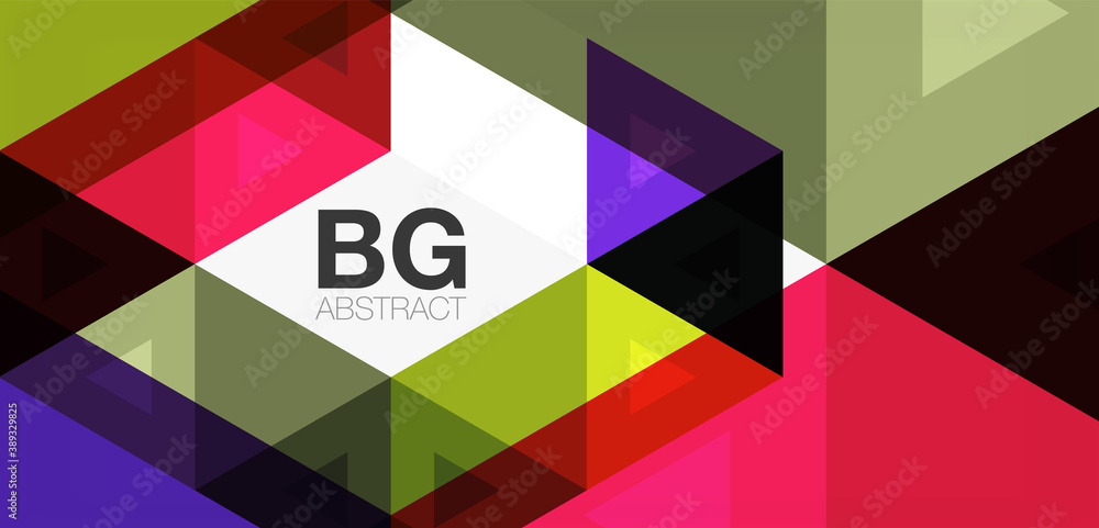 Mosaic triangle pattern abstract background for cover, banner, flyer and poster and other template Mosaic triangle pattern abstract background for cover, banner, flyer and poster and other template