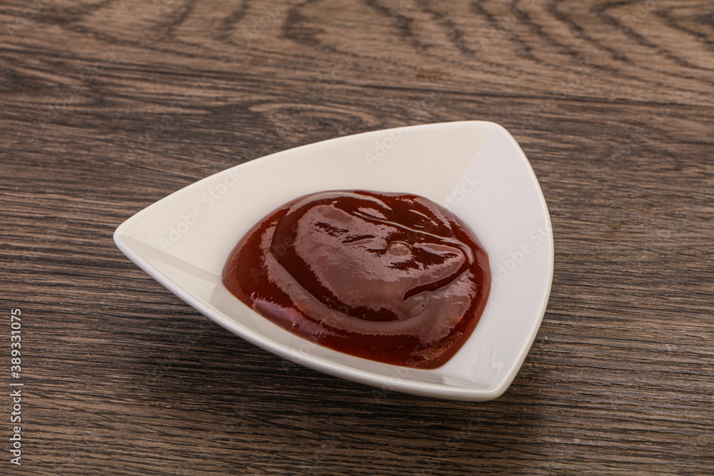 Traditional Barbicue sauce in the bowl Traditional Barbicue sauce in the bowl