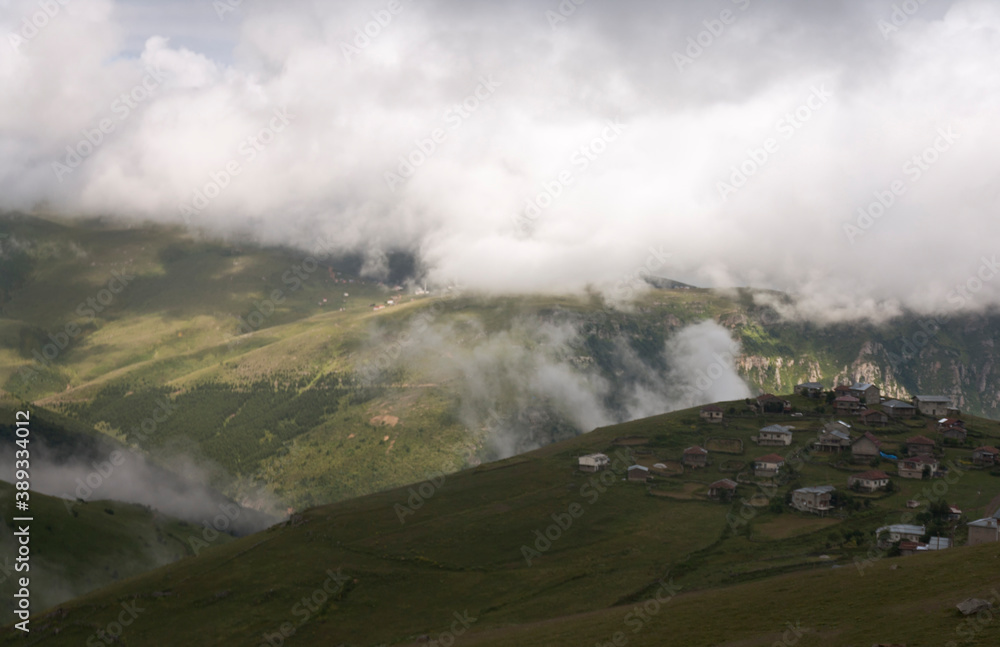 Black sea highland house fog