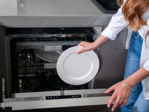 person washing dishes