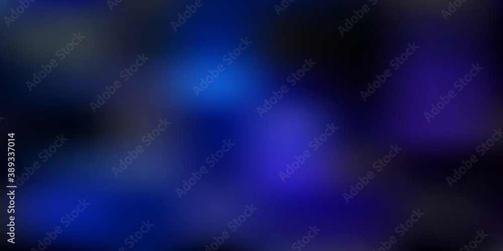 Dark pink, blue vector gradient blur backdrop.