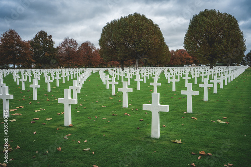 Magraten American war cemetery, Limburg Netherlands, 22 October 2020