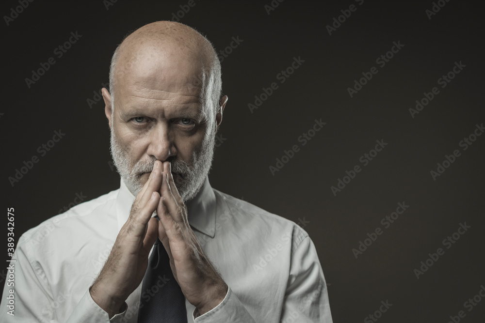 Confident middle-aged senior businessman portrait Confident middle-aged senior businessman portrait