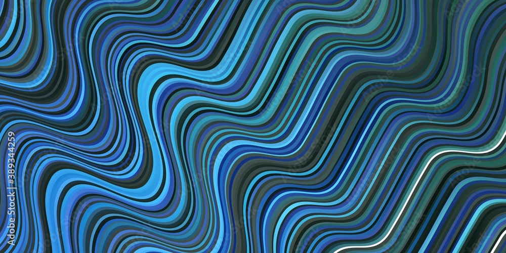 Light Blue, Green vector backdrop with curves. Light Blue, Green vector backdrop with curves.