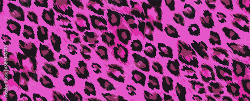 Seamless vector leopard pattern.  Trendy stylish wild gepard, leopard print. Animal print background for fabric, textile, design, advertising banner.