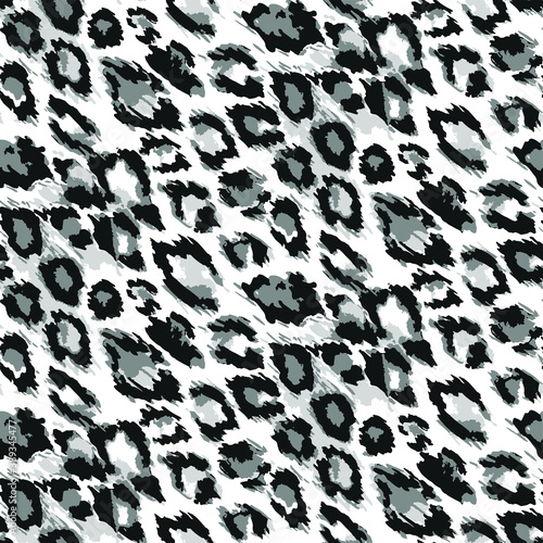 Seamless vector leopard pattern.  Trendy stylish wild gepard, leopard print. Animal print background for fabric, textile, design, advertising banner.