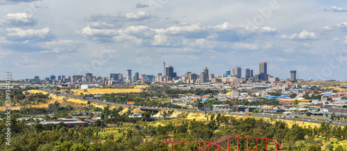 Johannesburg cityscape, Gauteng, South Africa