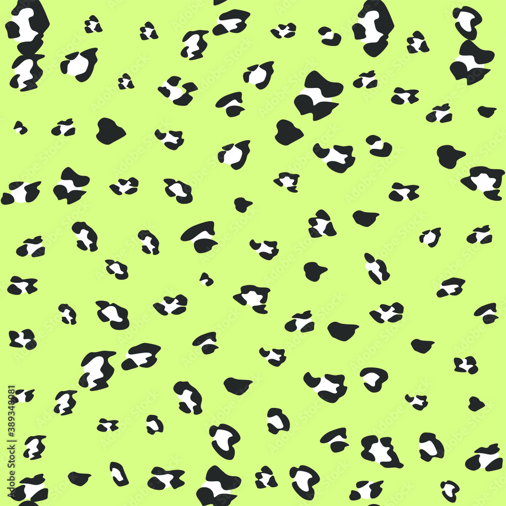 Fototapeta premium Seamless vector leopard pattern. Trendy stylish wild gepard, leopard print. Animal print background for fabric, textile, design, advertising banner.