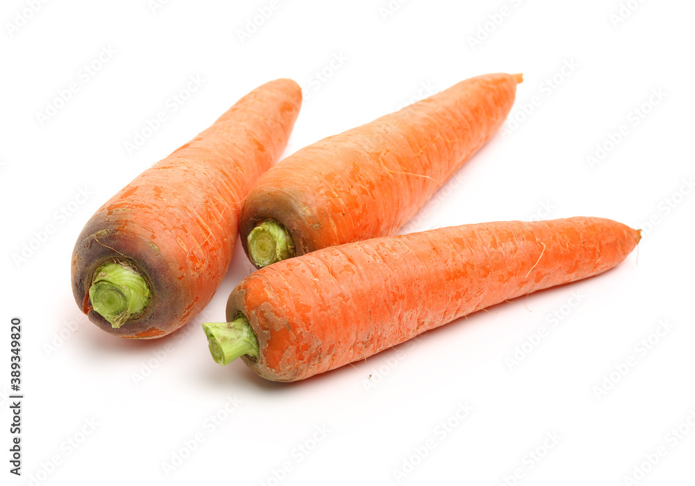 fresh carrot on white background fresh carrot on white background