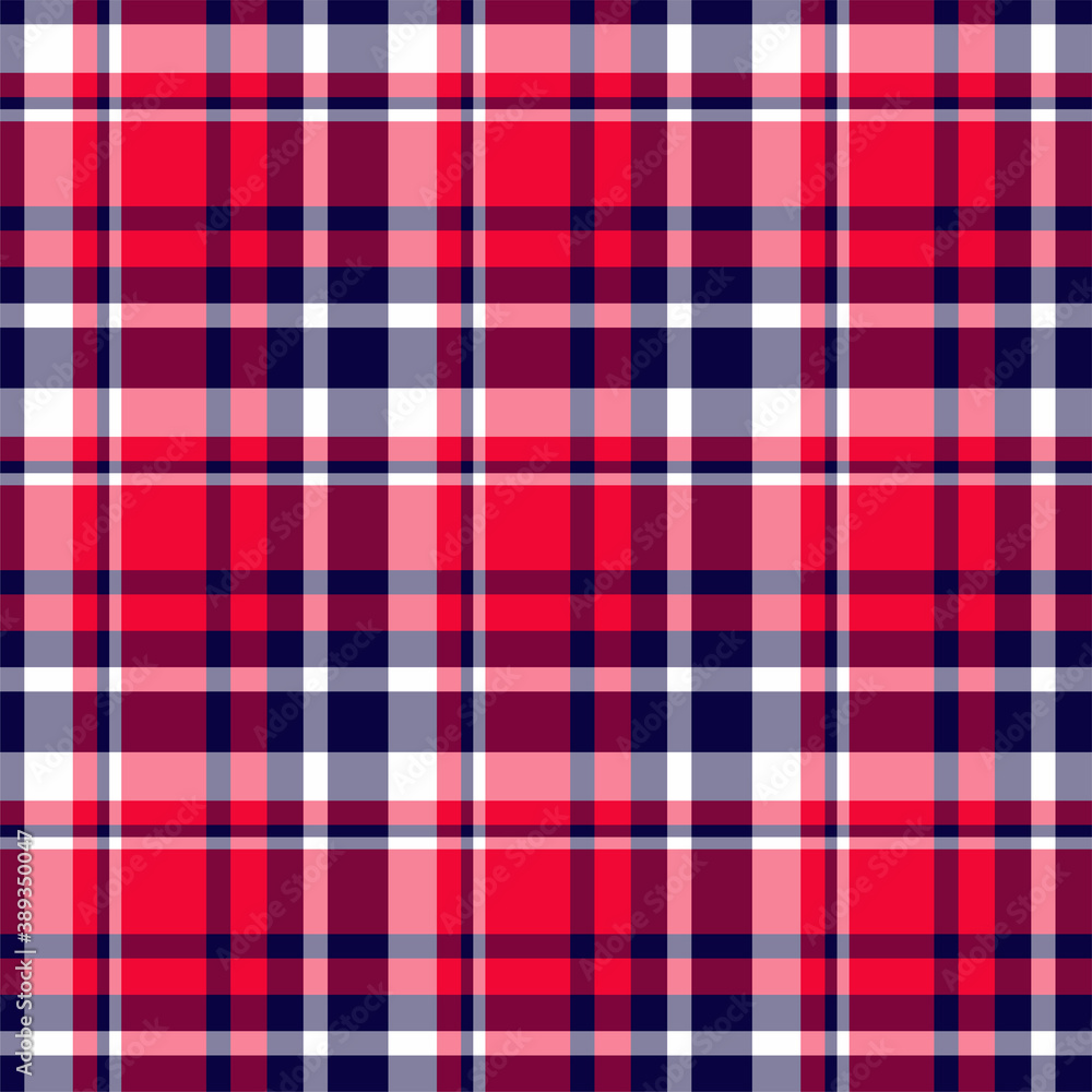 Plaid seamless pattern. Vector background of textile ornament. Flat fabric design. Plaid seamless pattern. Vector background of textile ornament. Flat fabric design.
