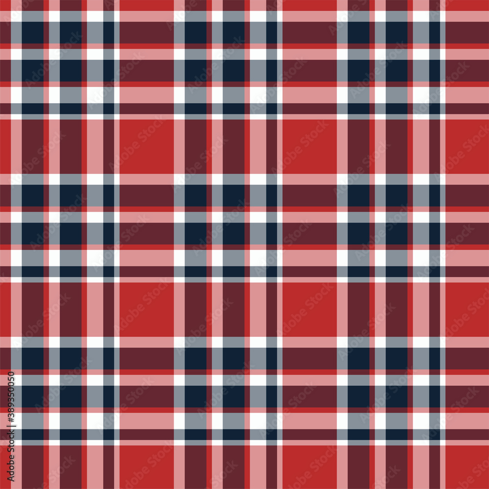 Plaid seamless pattern. Vector background of textile ornament. Flat fabric design. Plaid seamless pattern. Vector background of textile ornament. Flat fabric design.