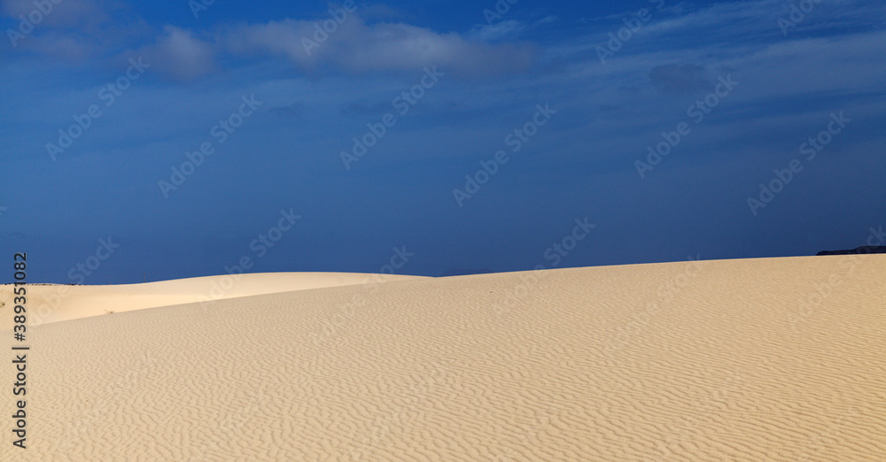 Fuerteventura, Canary Islands, nature park Dunes of Corralejo at the north of the island Fuerteventura, Canary Islands, nature park Dunes of Corralejo at the north of the island